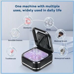 Black and Silver UV Sterilizer Box